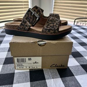 Clarks - Elayne Ease - Leopard Print Sandal